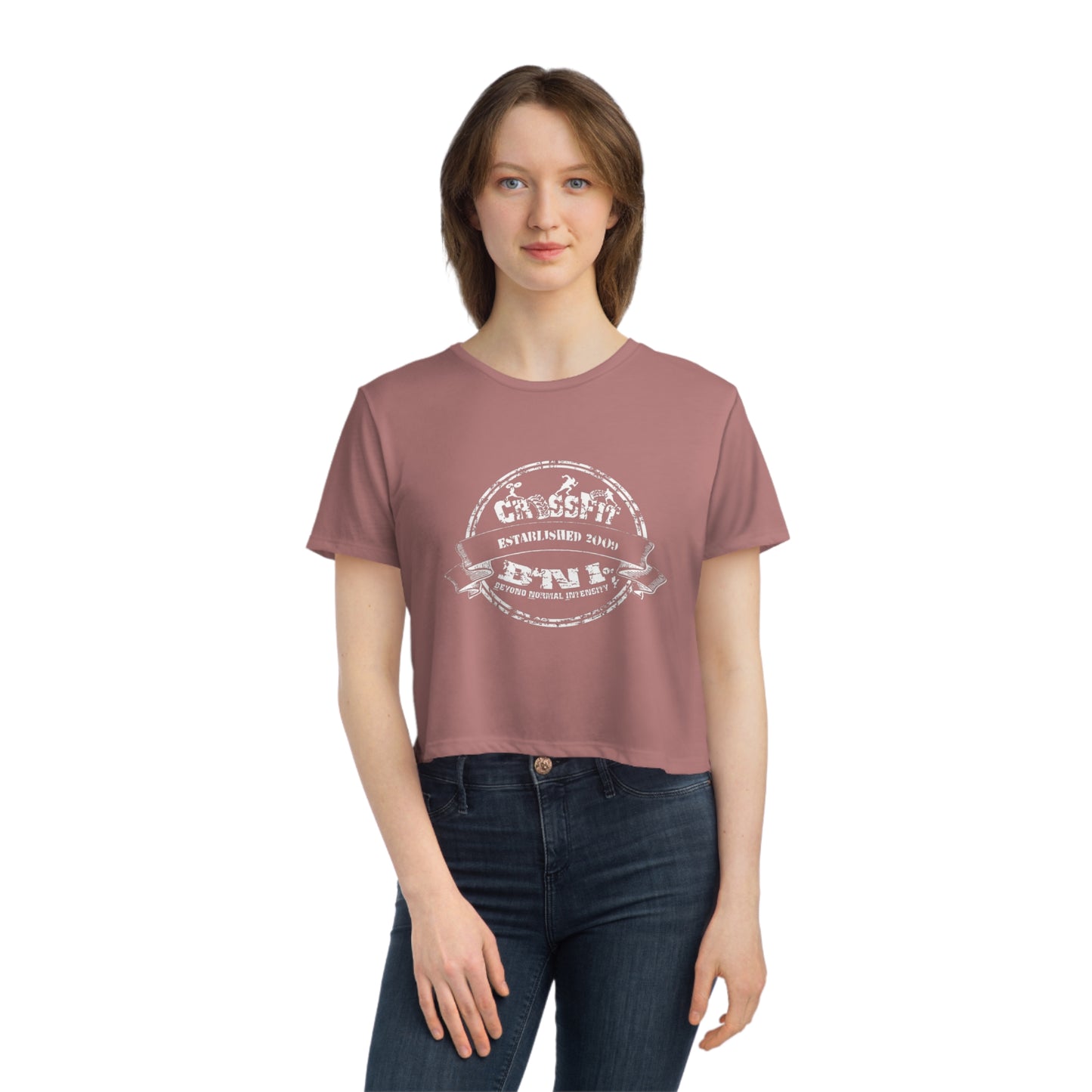 CLASSIC CFBNI LOGO - B+C CROP TOP
