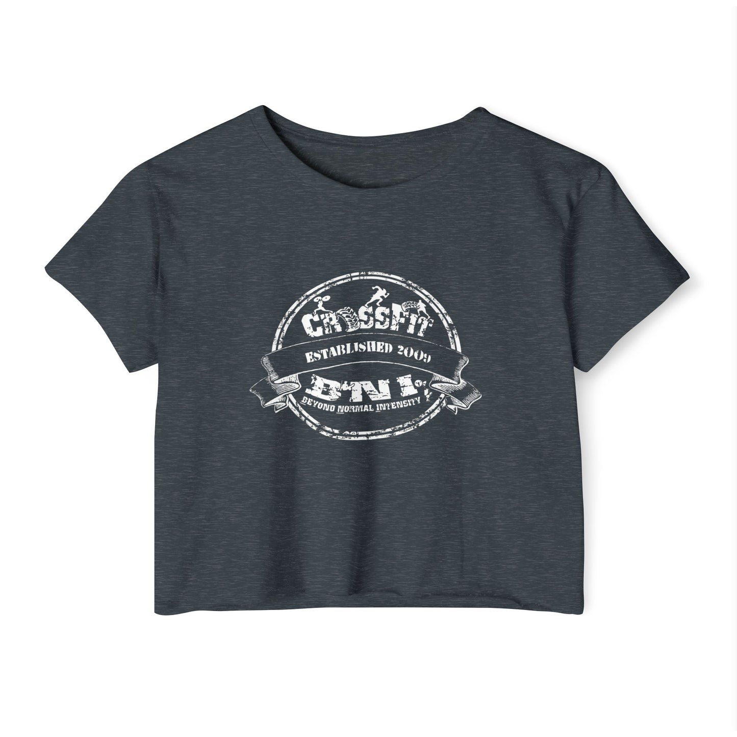 CLASSIC CFBNI LOGO - NEXT LEVEL CROP TOP