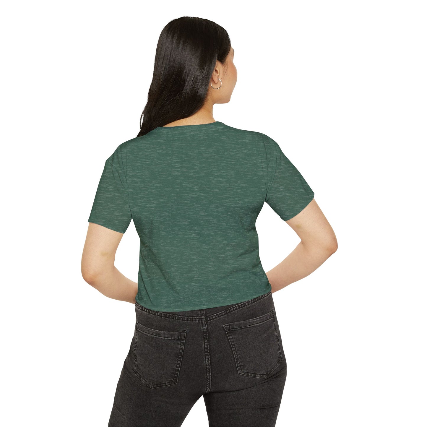CLASSIC CFBNI LOGO - NEXT LEVEL CROP TOP