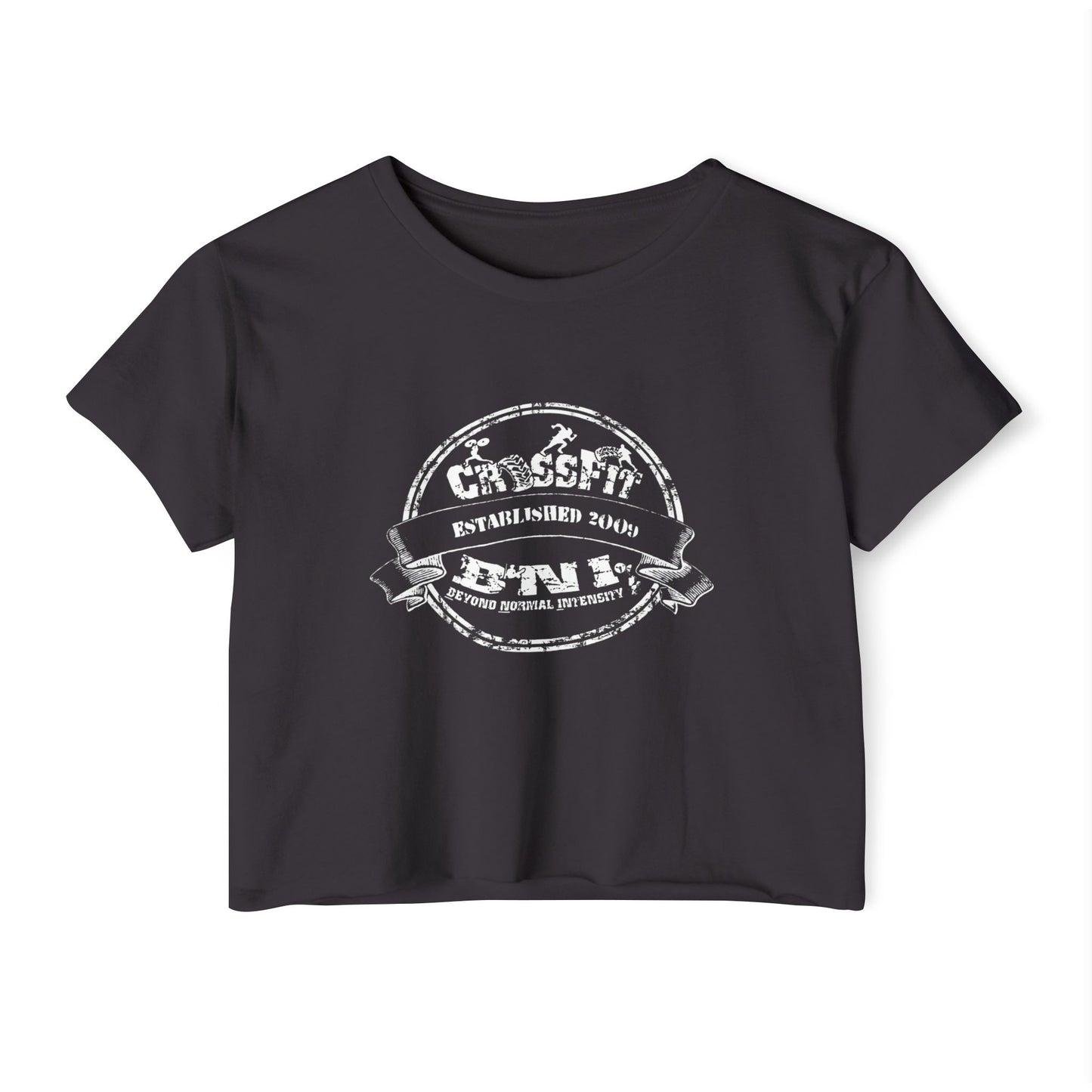 CLASSIC CFBNI LOGO - NEXT LEVEL CROP TOP