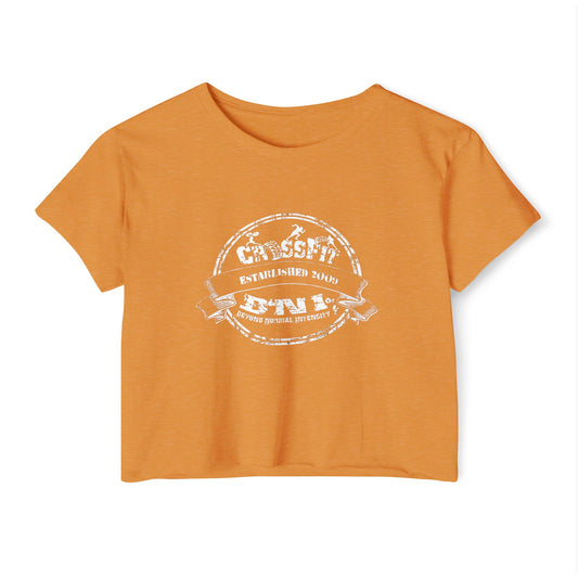 CLASSIC CFBNI LOGO - NEXT LEVEL CROP TOP