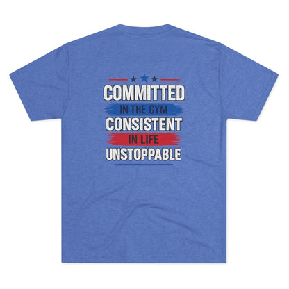 Committed  Club Unisex Tri-Blend Crew Tee