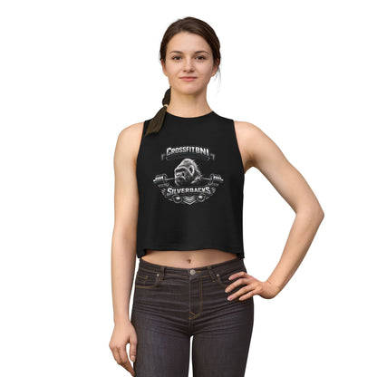 Women's Crop Top — Crossfit Silverbacks Graphic Tank