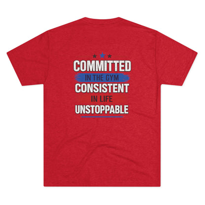 Committed  Club Unisex Tri-Blend Crew Tee