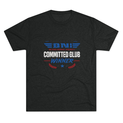 Committed  Club Unisex Tri-Blend Crew Tee