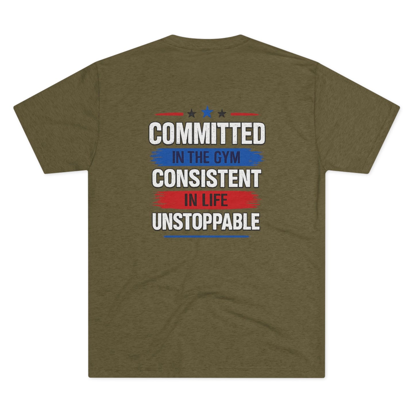 Committed  Club Unisex Tri-Blend Crew Tee