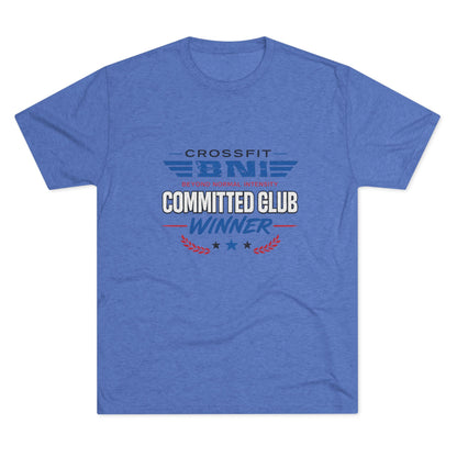 Committed  Club Unisex Tri-Blend Crew Tee