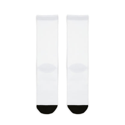 WHITE& BLACK Crew Socks