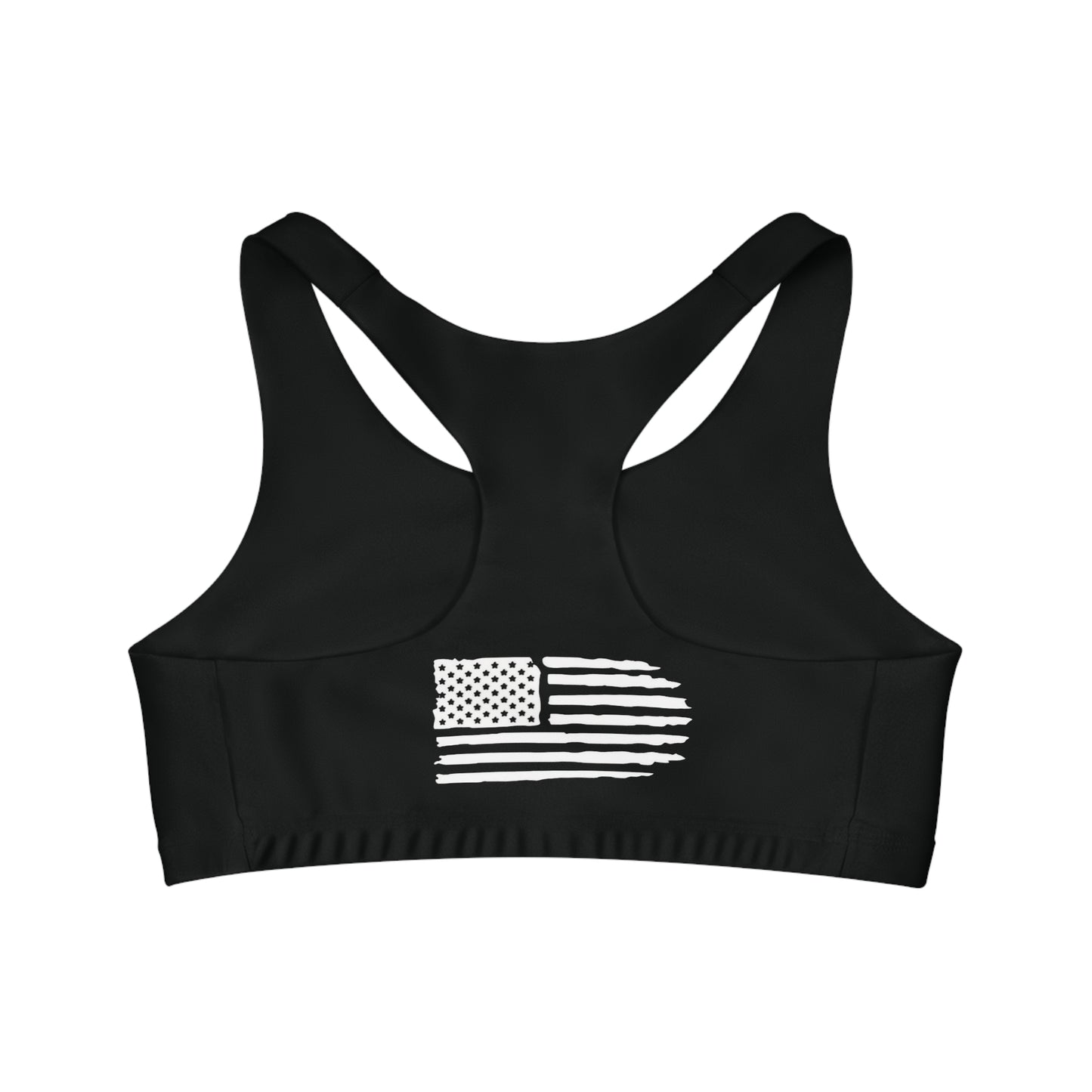 Women`s Black Seamless Sports Bra