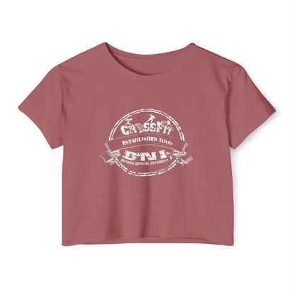 CLASSIC CFBNI LOGO - NEXT LEVEL CROP TOP