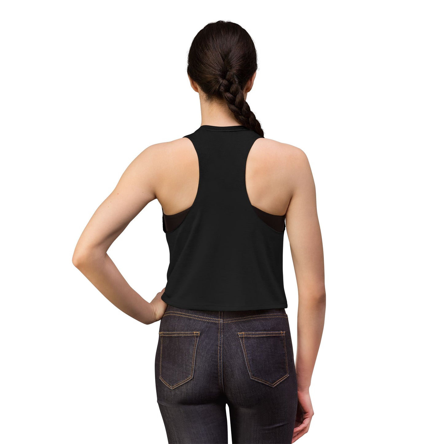 Women's Crop Top — Crossfit Silverbacks Graphic Tank