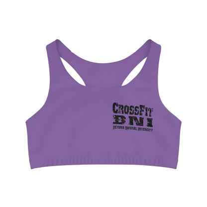 Women`s Purple Seamless Sports Bra