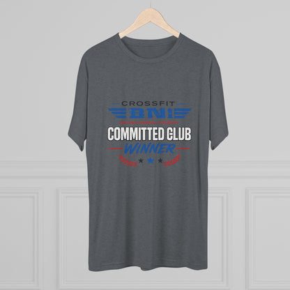 Committed  Club Unisex Tri-Blend Crew Tee