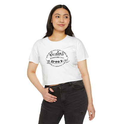 CLASSIC CFBNI LOGO - NEXT LEVEL CROP TOP