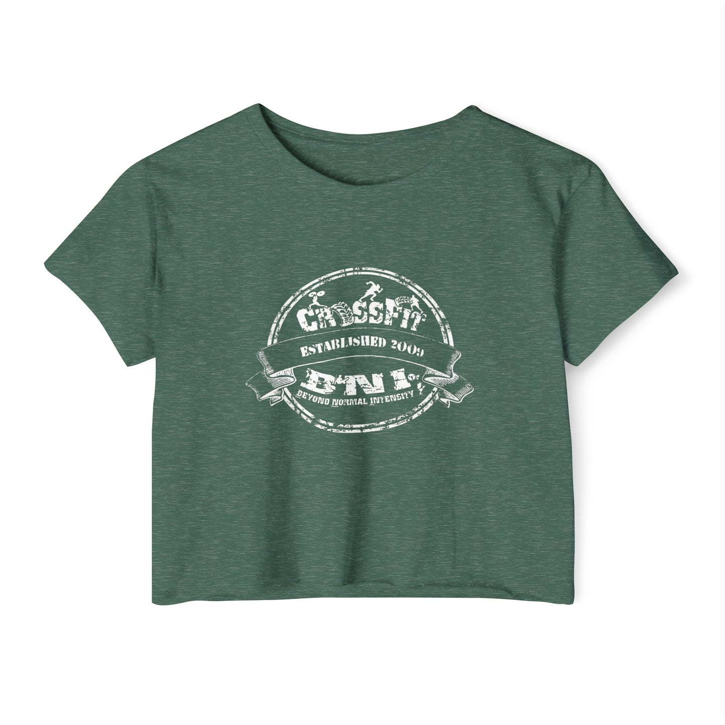 CLASSIC CFBNI LOGO - NEXT LEVEL CROP TOP