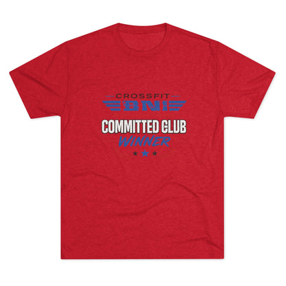 Committed  Club Unisex Tri-Blend Crew Tee