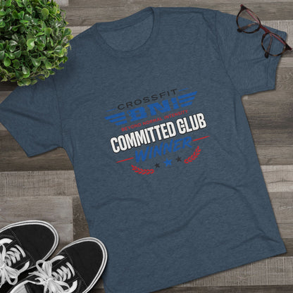 Committed  Club Unisex Tri-Blend Crew Tee