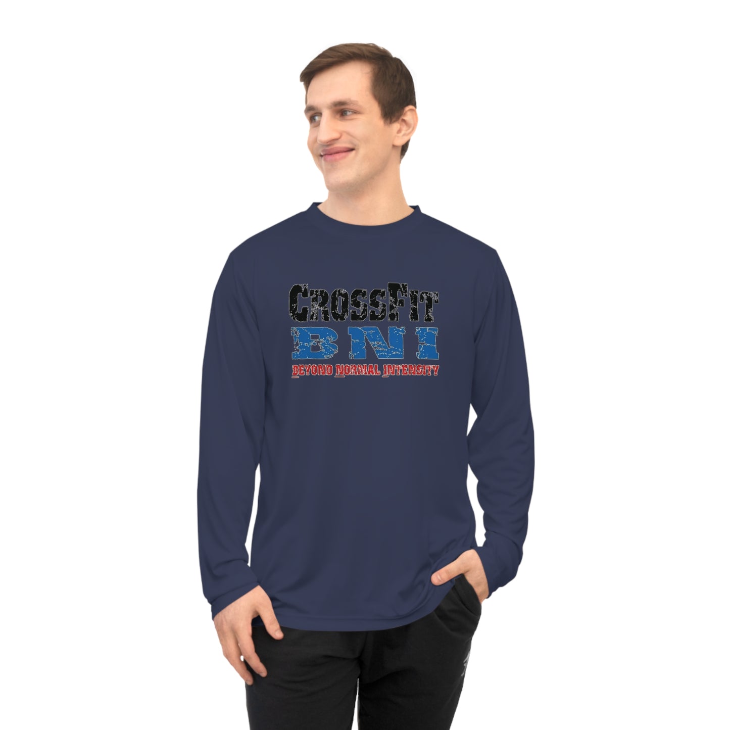 BNI COLOR BRAND LOGO - Unisex Performance Long Sleeve Shirt