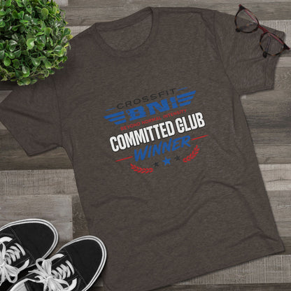 Committed  Club Unisex Tri-Blend Crew Tee