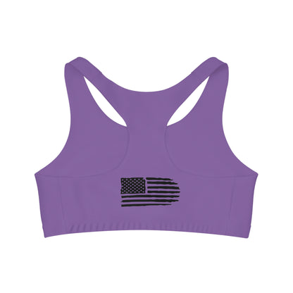 Women`s Purple Seamless Sports Bra