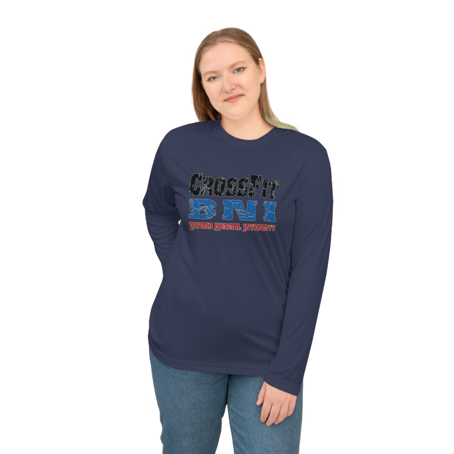 BNI COLOR BRAND LOGO - Unisex Performance Long Sleeve Shirt