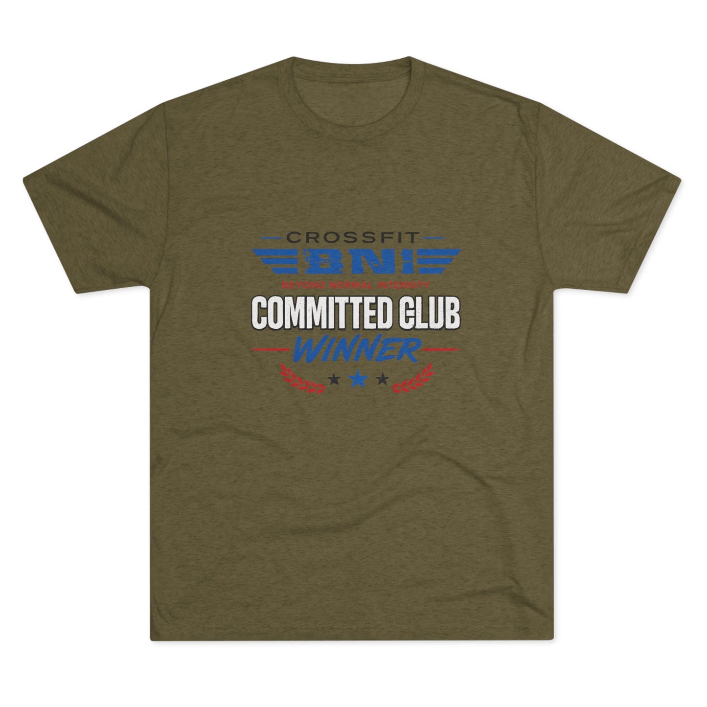 Committed  Club Unisex Tri-Blend Crew Tee