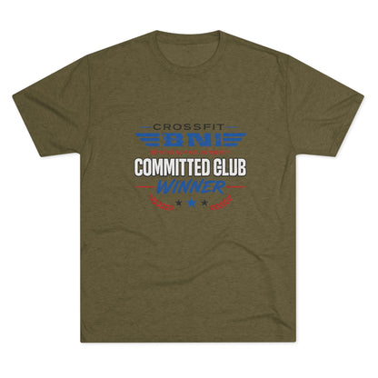 Committed  Club Unisex Tri-Blend Crew Tee