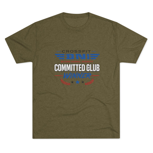Committed  Club Unisex Tri-Blend Crew Tee