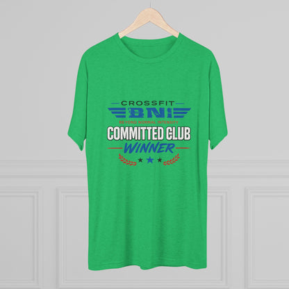 Committed  Club Unisex Tri-Blend Crew Tee