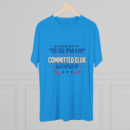 Committed  Club Unisex Tri-Blend Crew Tee