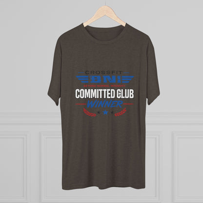 Committed  Club Unisex Tri-Blend Crew Tee