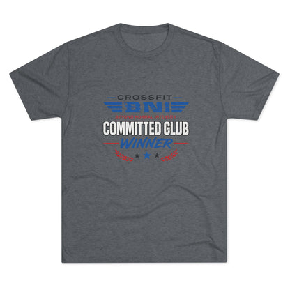 Committed  Club Unisex Tri-Blend Crew Tee