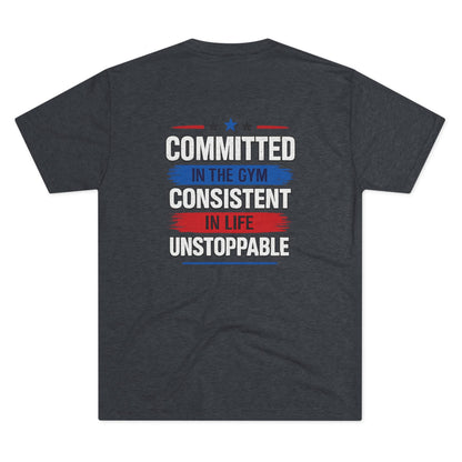 Committed  Club Unisex Tri-Blend Crew Tee