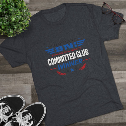 Committed  Club Unisex Tri-Blend Crew Tee