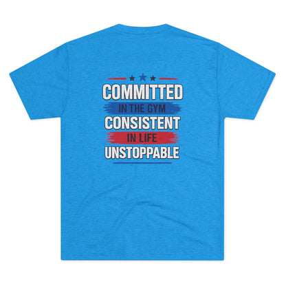 Committed  Club Unisex Tri-Blend Crew Tee