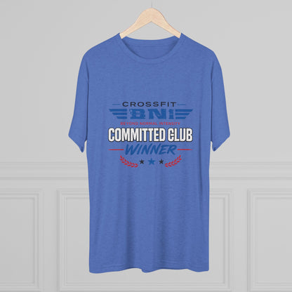 Committed  Club Unisex Tri-Blend Crew Tee