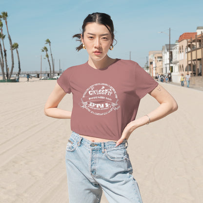 CLASSIC CFBNI LOGO - B+C CROP TOP