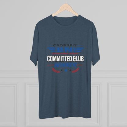 Committed  Club Unisex Tri-Blend Crew Tee