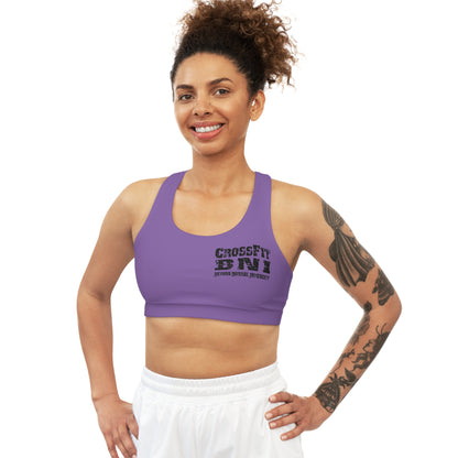 Women`s Purple Seamless Sports Bra