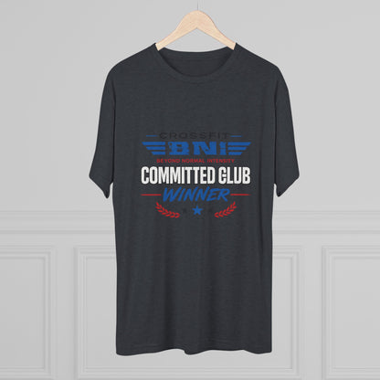 Committed  Club Unisex Tri-Blend Crew Tee