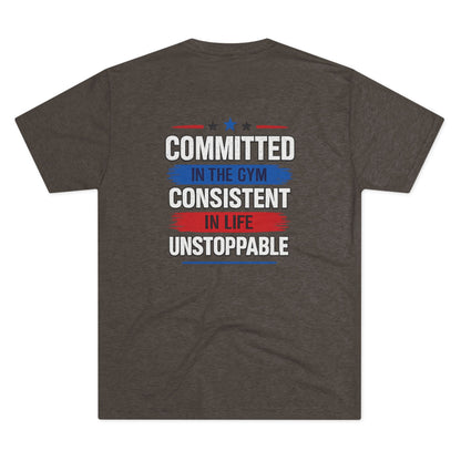 Committed  Club Unisex Tri-Blend Crew Tee