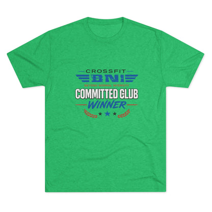 Committed  Club Unisex Tri-Blend Crew Tee