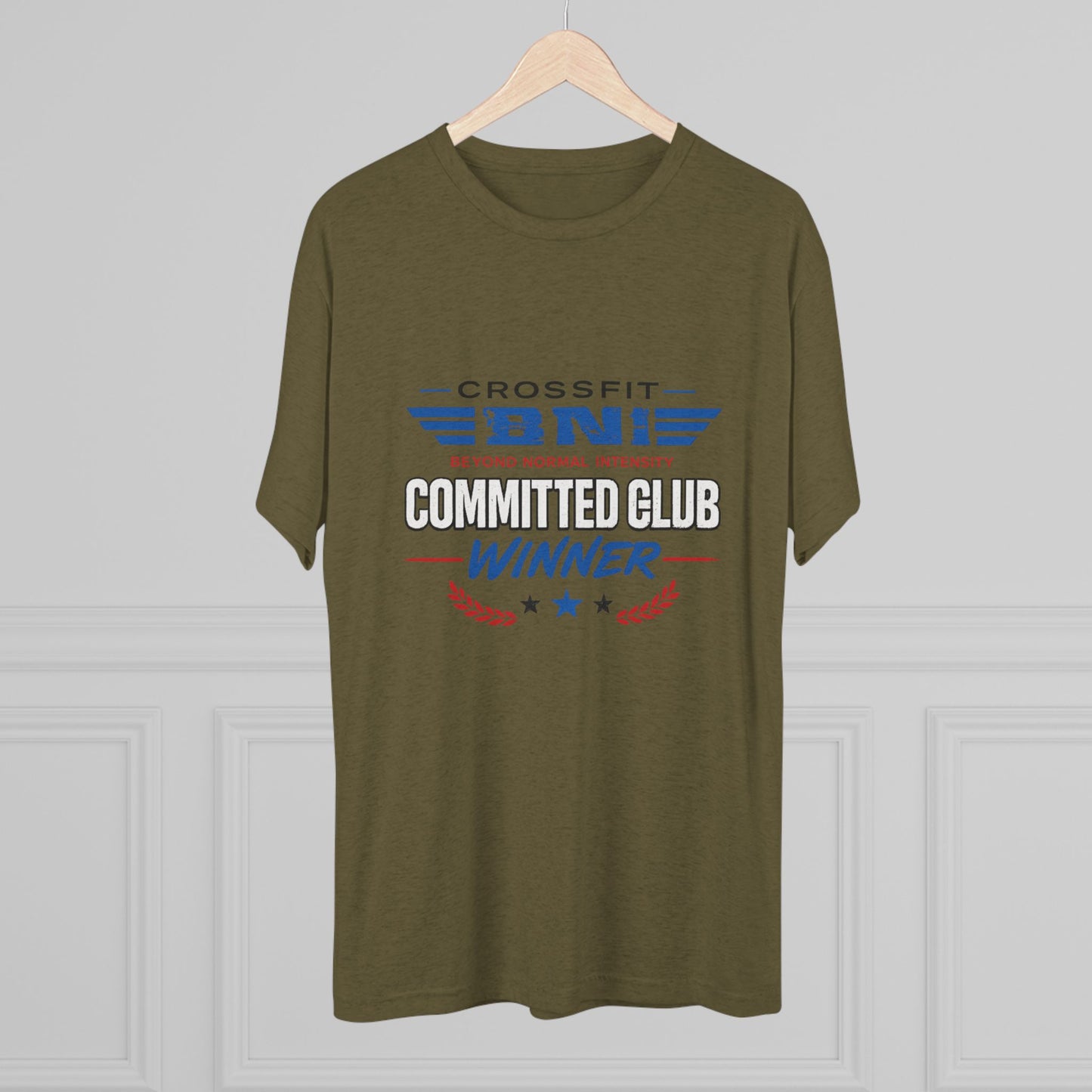 Committed  Club Unisex Tri-Blend Crew Tee