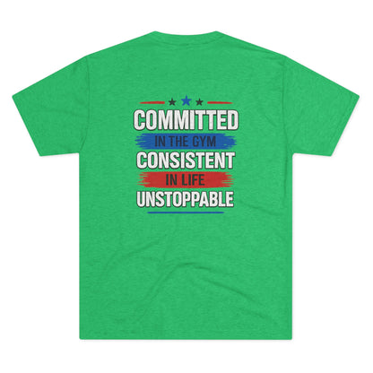 Committed  Club Unisex Tri-Blend Crew Tee