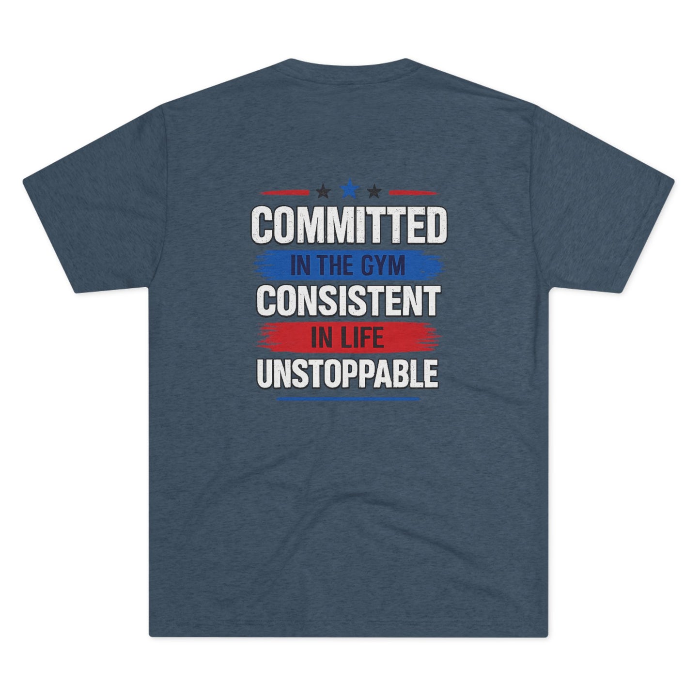 Committed  Club Unisex Tri-Blend Crew Tee