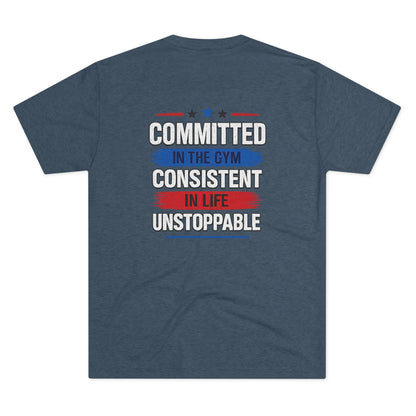 Committed  Club Unisex Tri-Blend Crew Tee